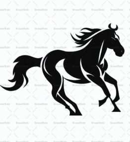 Galoppierendes Pferd